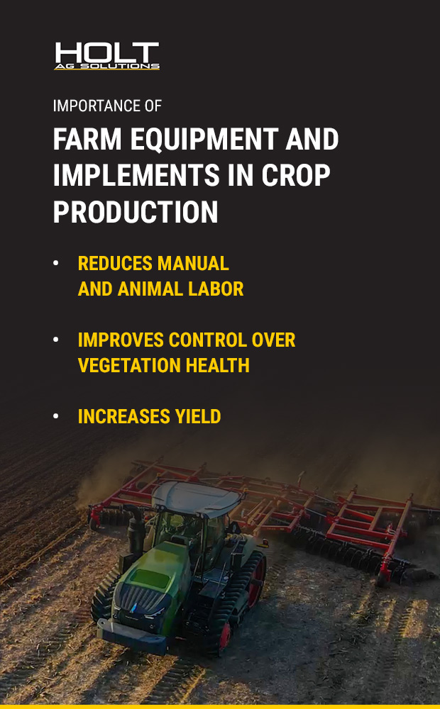 Importance of Farm Equipment and Implements in Crop Production