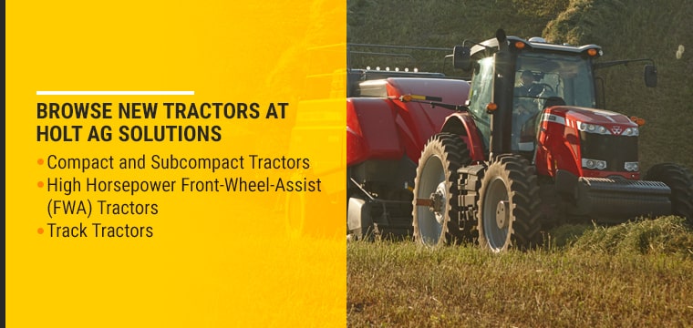 Browse New Tractors at Holt Ag Solutions