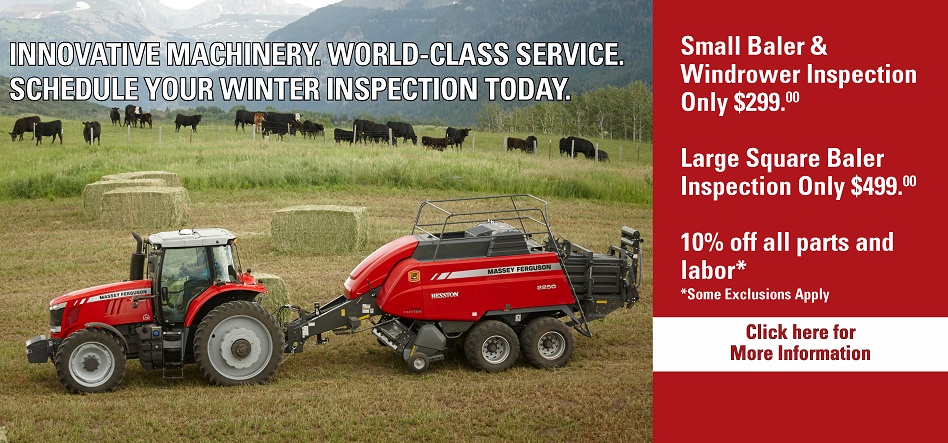 Hay Equipment Winter Inspection Specials